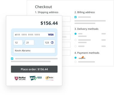 Recurring payments & ability to save credit cards